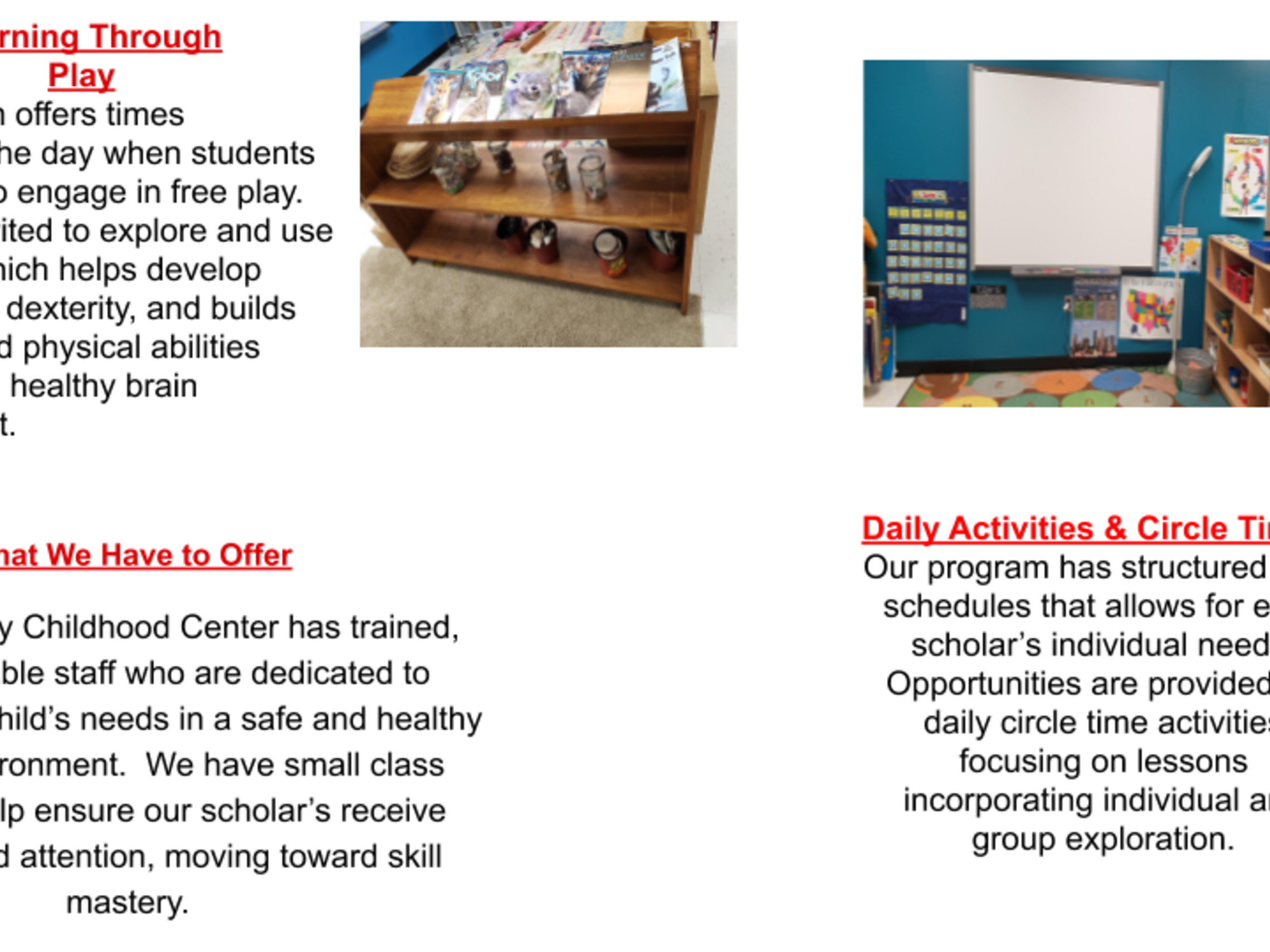 Preschool Virtual Tour